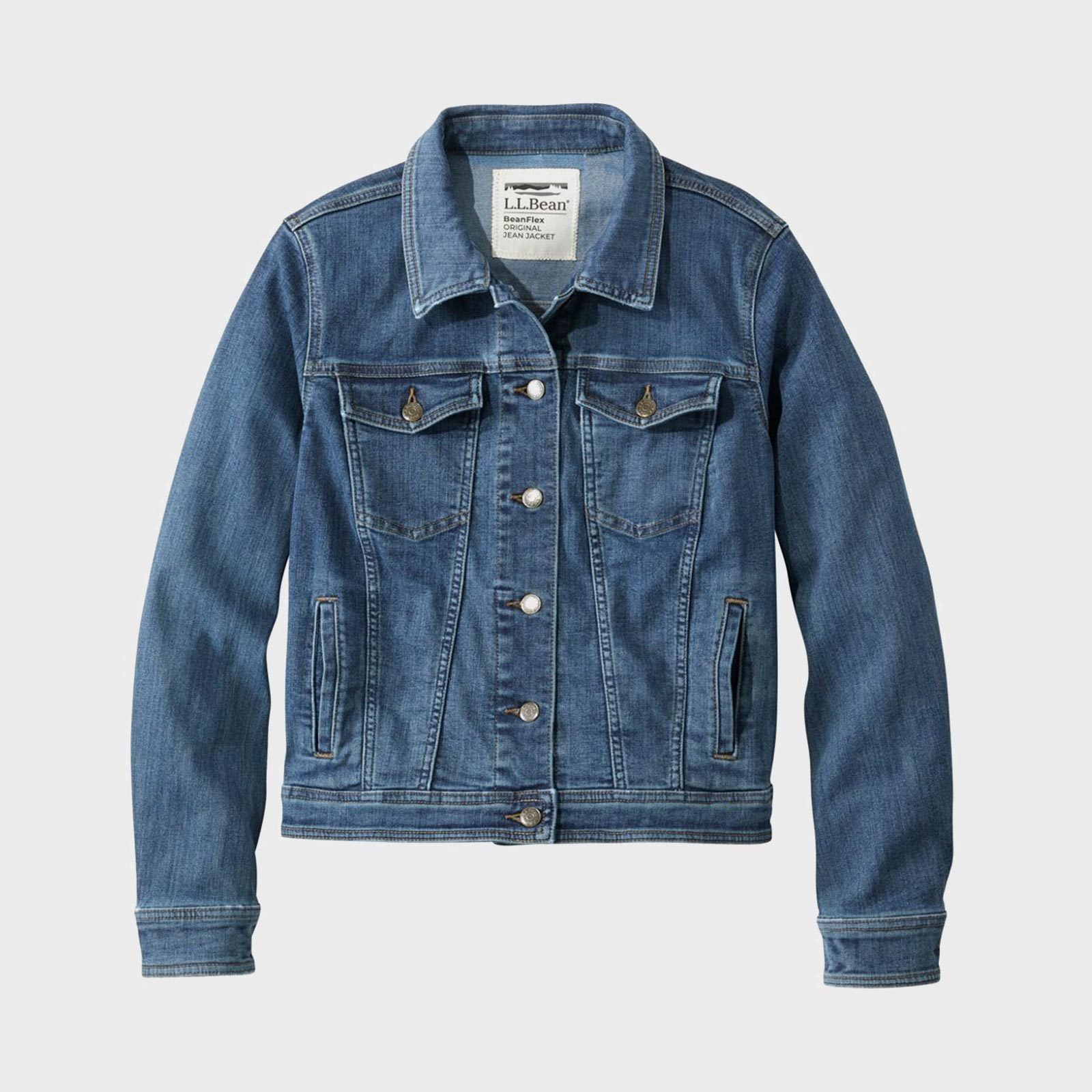 Rd Ecomm L.l. Bean Women's Beanflex Jean Jacket Via Llbean.com