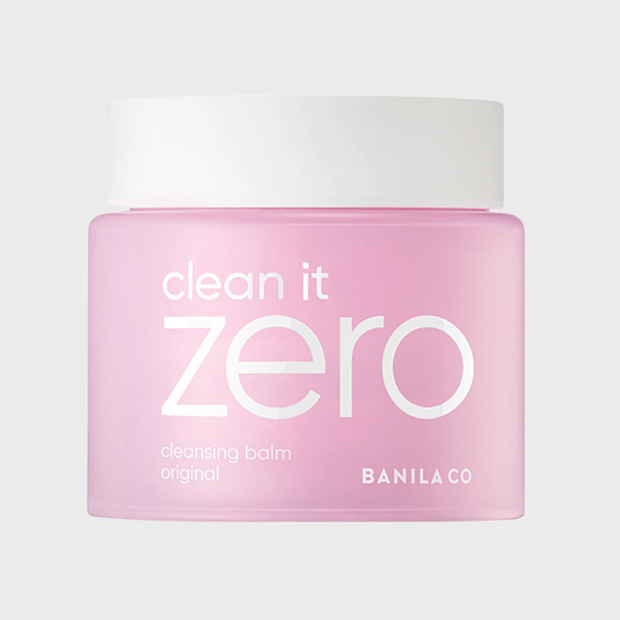 Pink jar displays the text 