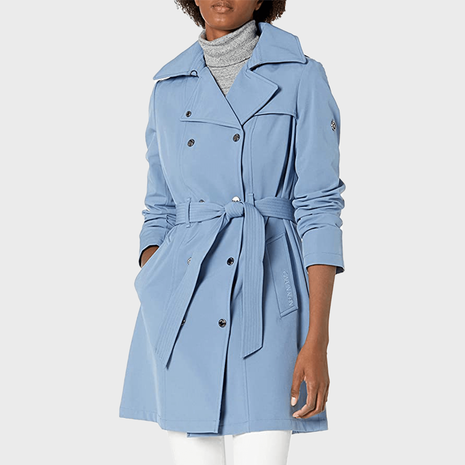 Calvin Klein Womens Double Breasted Coat Ecomm Via Amazon