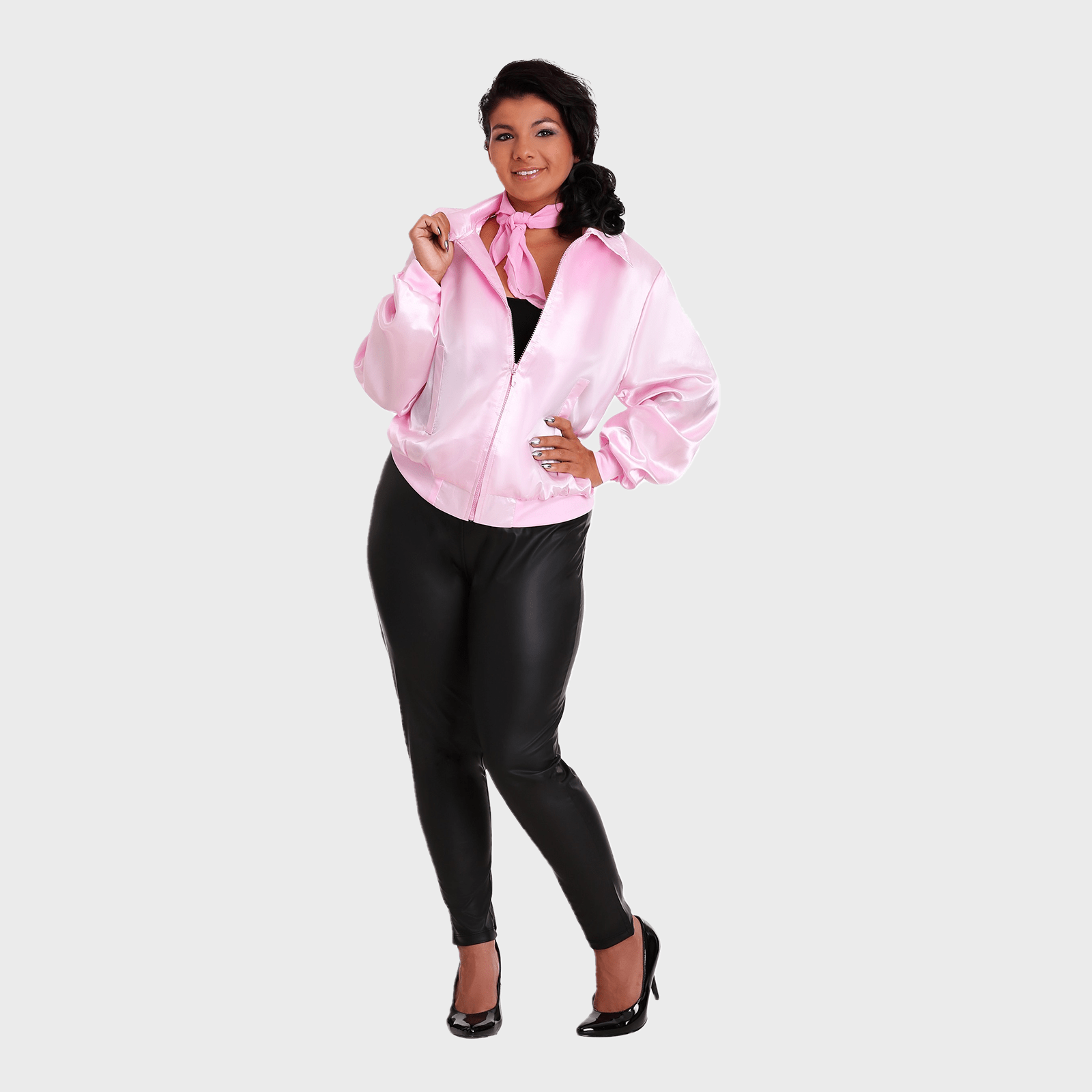 Plus Size Grease Ladies Jacket Ecomm Via Halloweencostumes.com