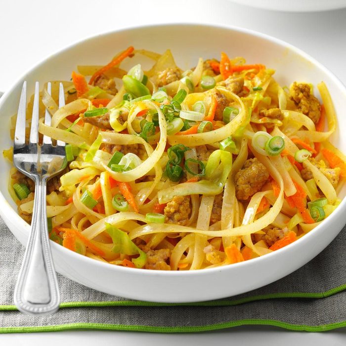 egg roll noodle bowl