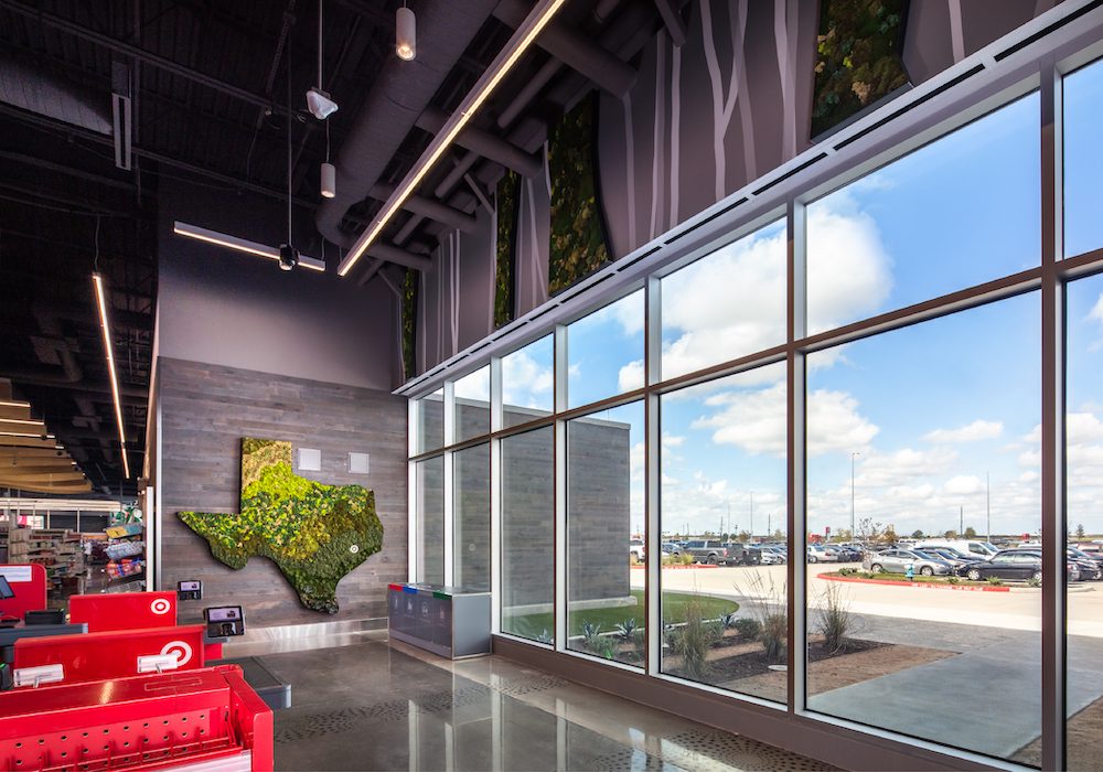 New Target Store Interior in Katy Texas
