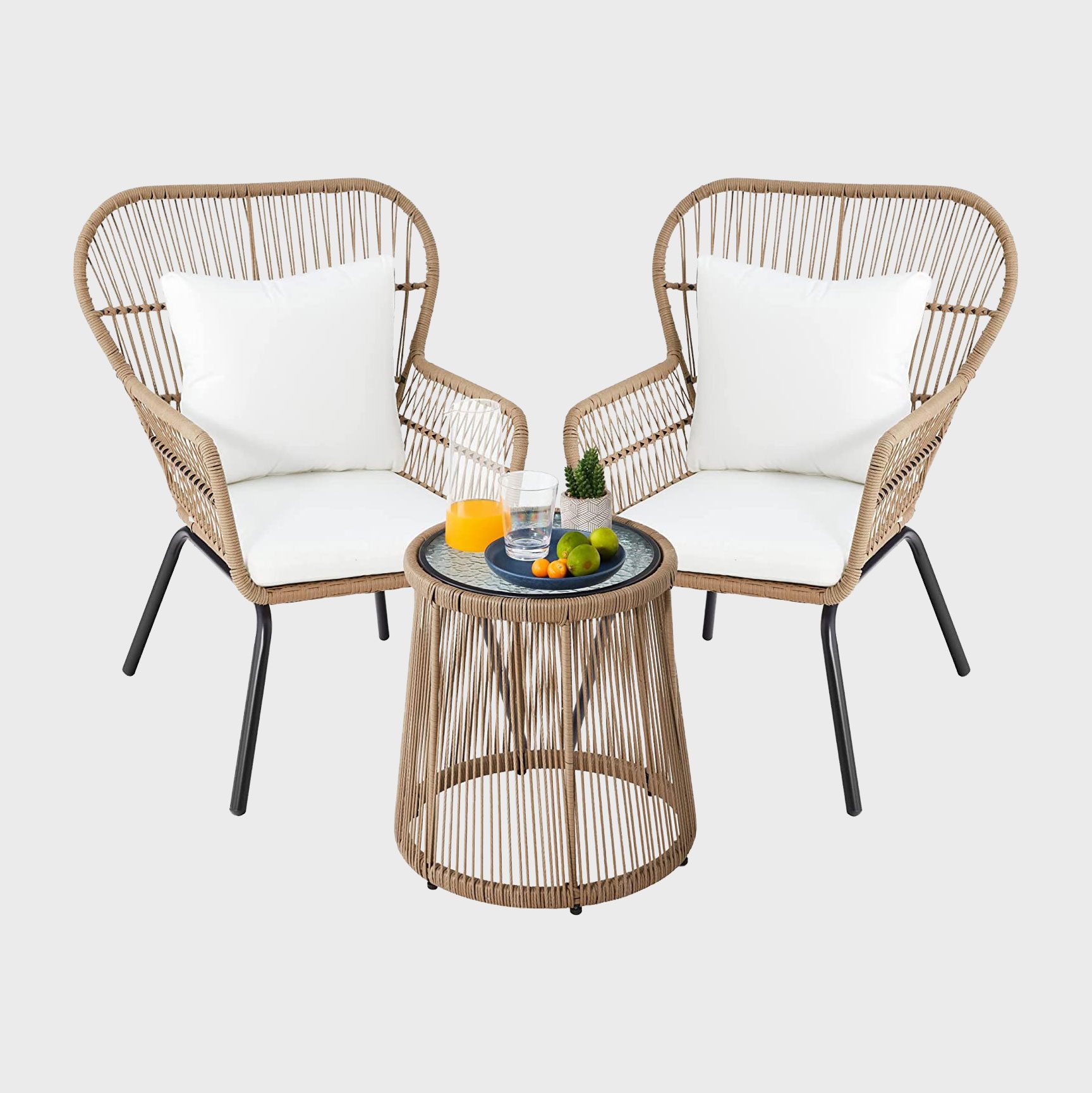 Best Choice Products 3 Piece Patio Conversation Bistro Set 