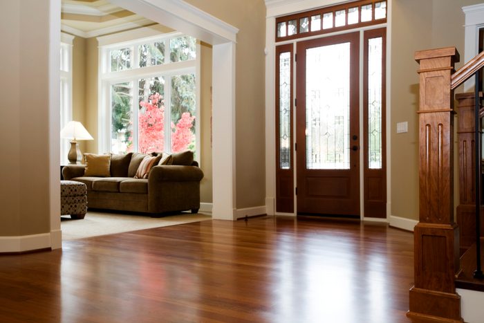 Interior architecture Luxury Foyer with beautiful hardwood floors house