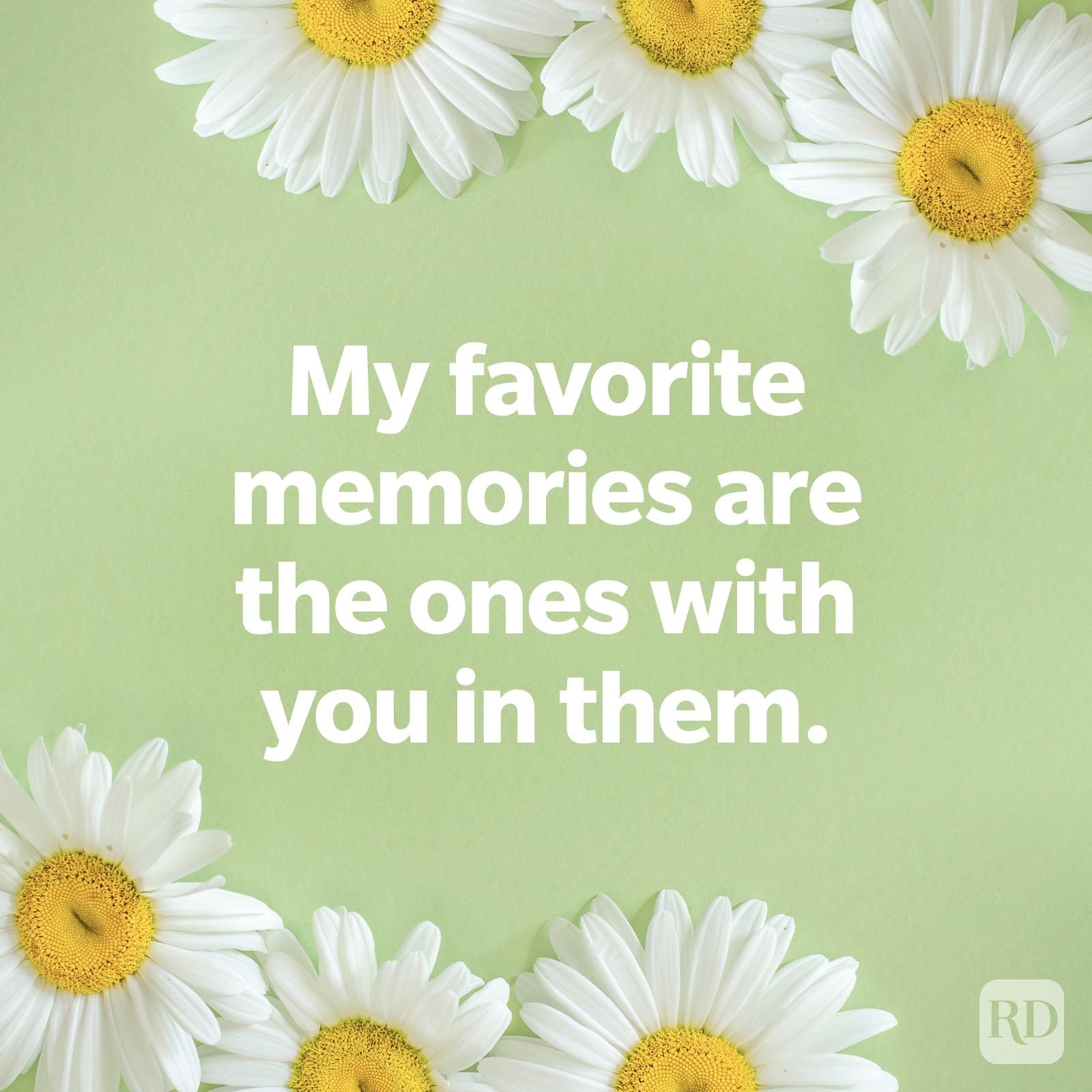 "Thinking of you" message for friends