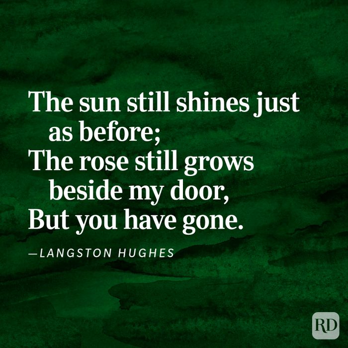 “To a Dead Friend” by Langston Hughes