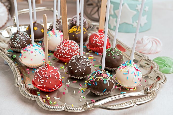 Fresh homemade pop cakes