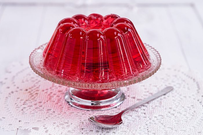 Red jello mold