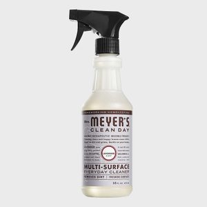Spray bottle labeled 