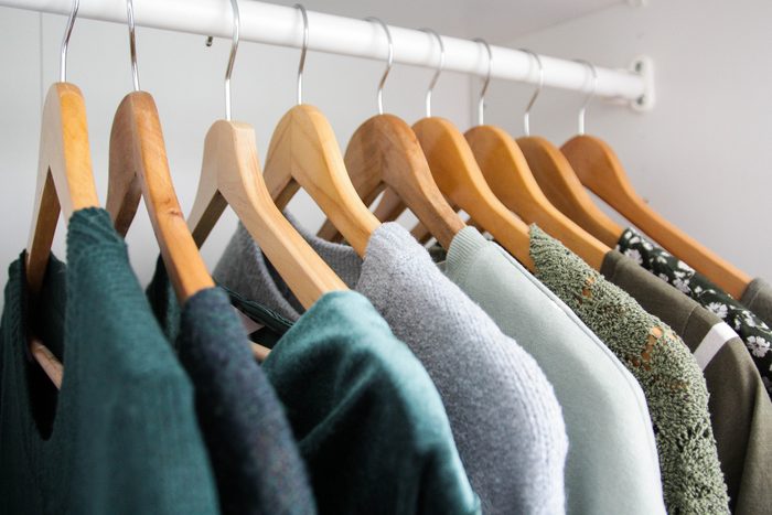 Clothes hanging