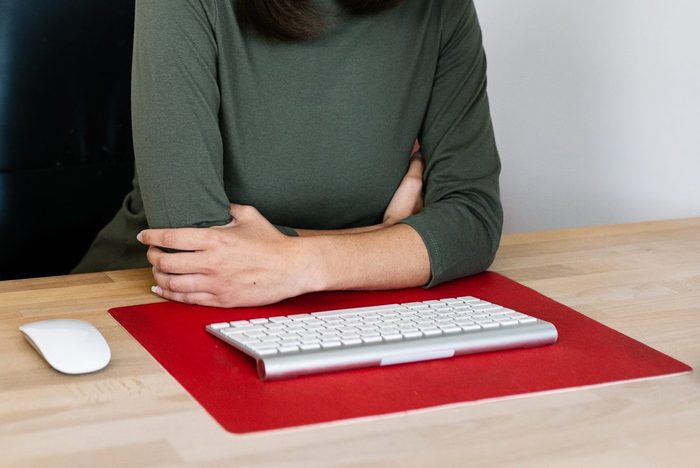 desk blotter under a keyboard