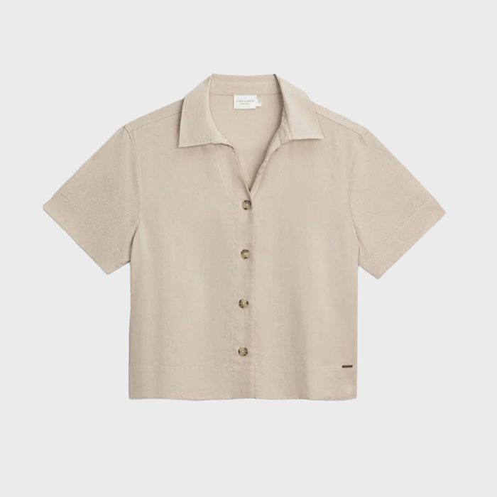 Coastal Comfort Short Sleeve Button Down