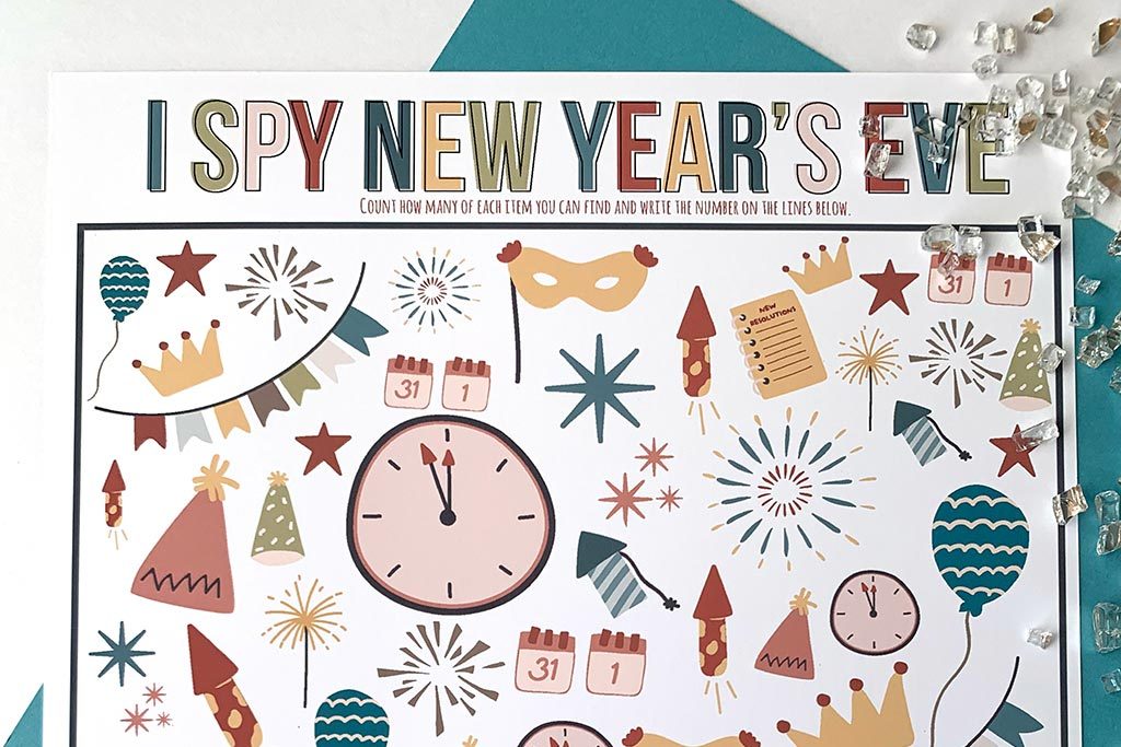 New Years Eve I Spy Game
