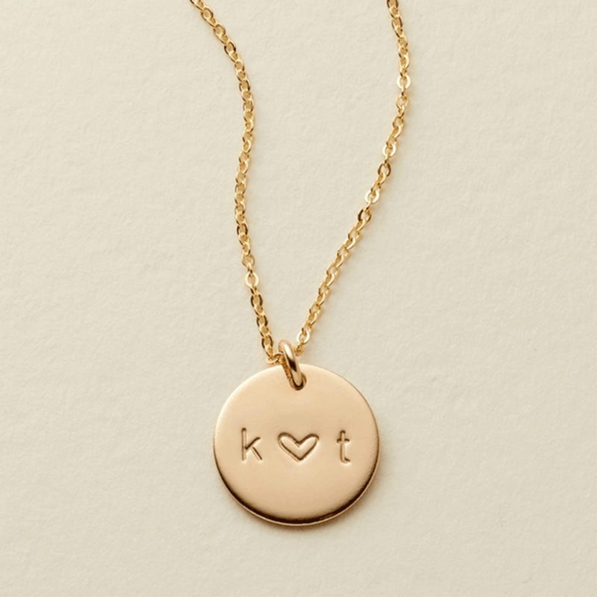 Made By Mary Love Disc Necklace