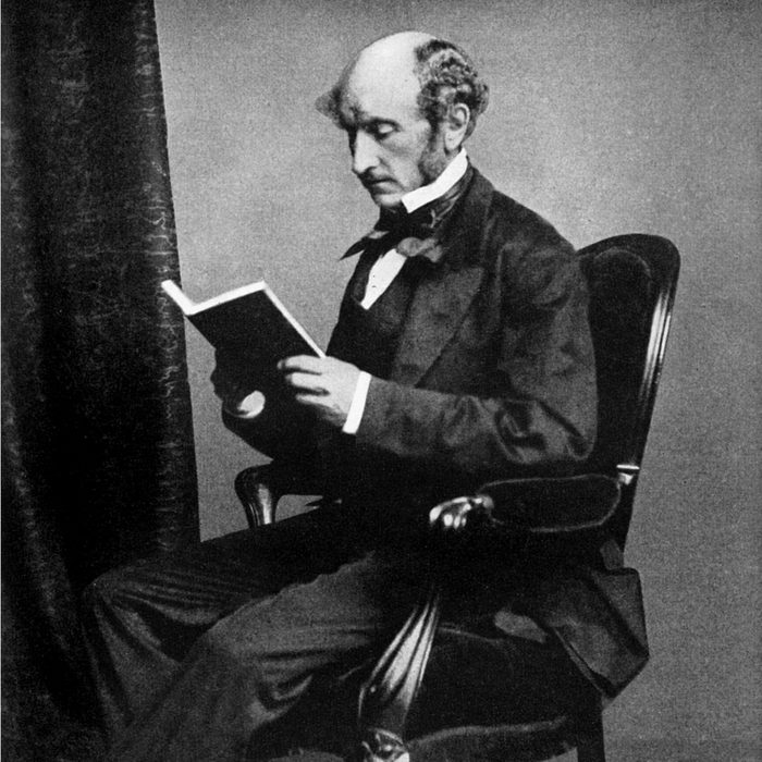 John Stuart Mill, British philosopher and social reformer, 19th century (1956).