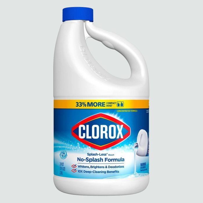 A white plastic jug labeled 