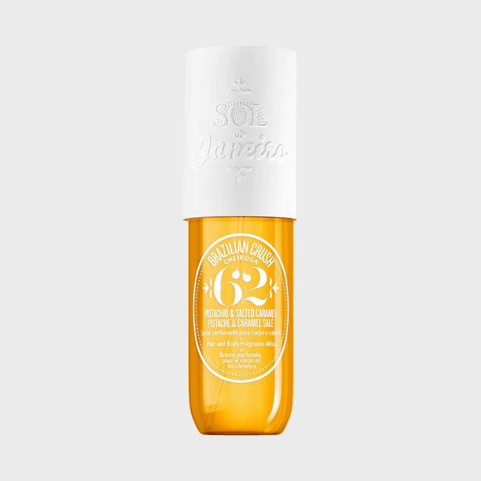 A yellow bottle labeled 