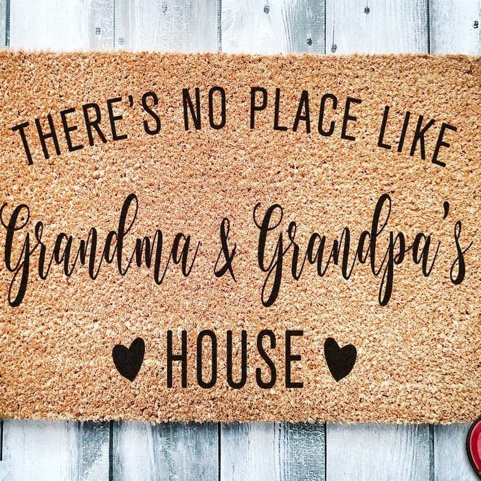 Doormat displaying the phrase 