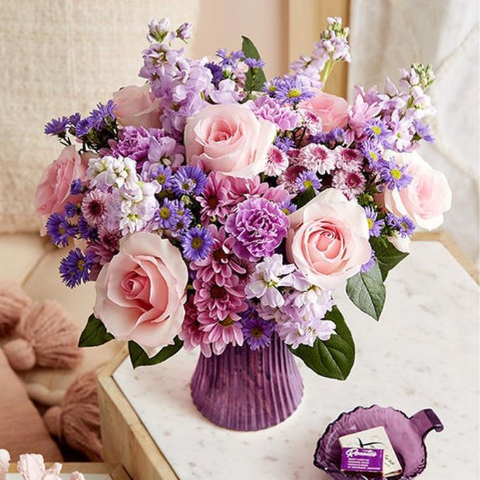 Daydream Bouquet Via 1800flowers.com