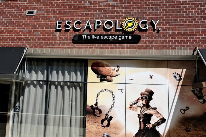 escape room exterior