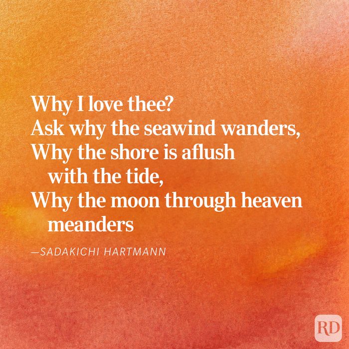 'why I Love Thee ' By Sadakichi Hartmann