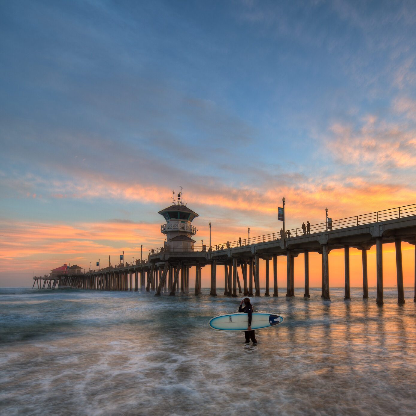Huntington Beach Pier Sunset